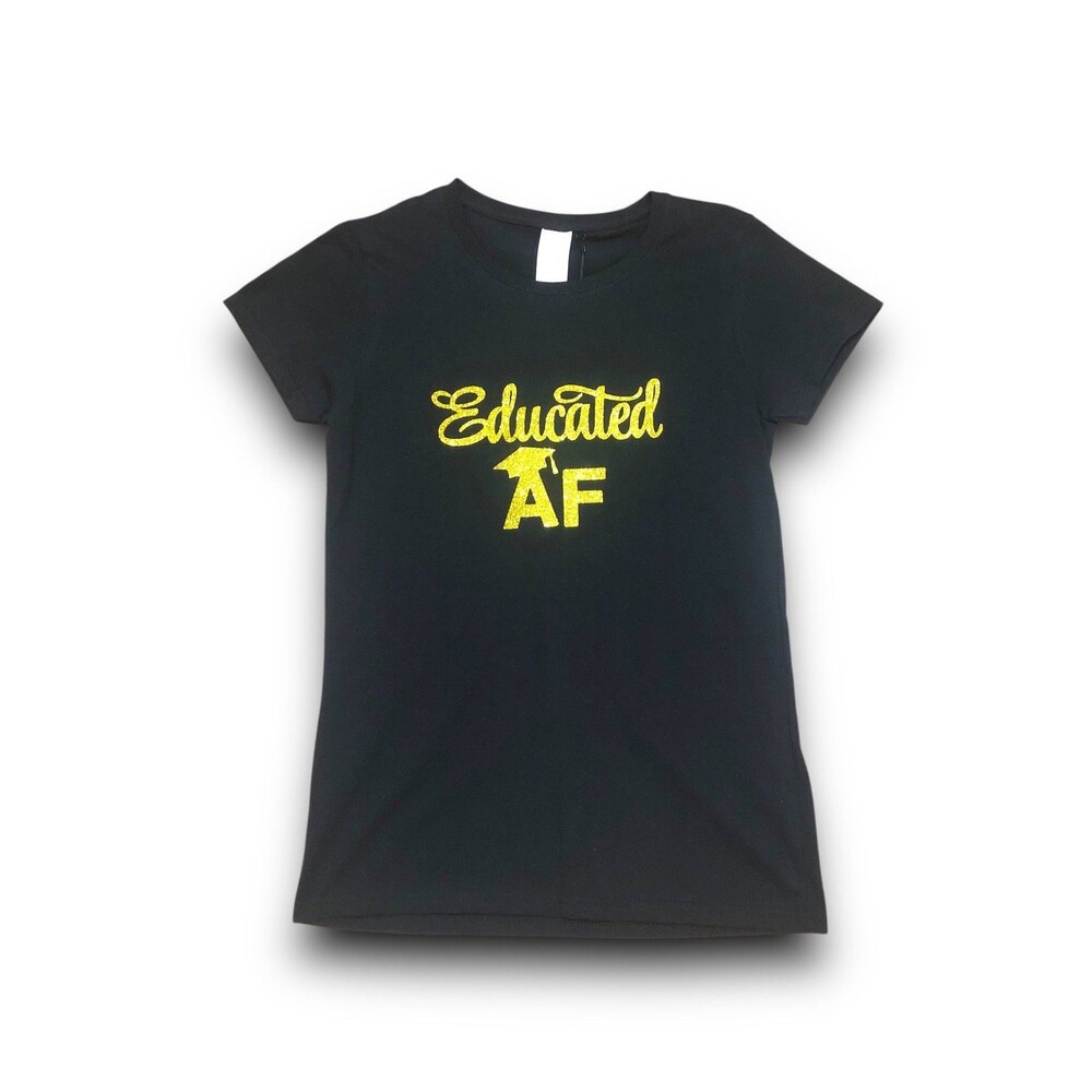 Men's "Educated AF" Graphic T-Shirt - Small